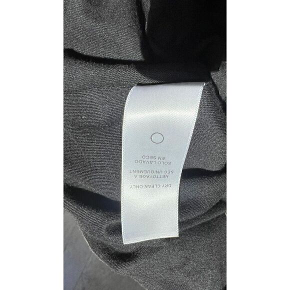 FRAME Mini Dress Women's XL Black Sequined Lined Cotton Long Sleeve Backless - Picture 6 of 9